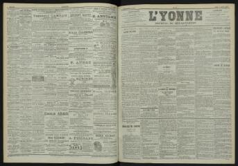 3 vues - L\'Yonne, journal du département, n° 78, jeudi 5 avril 1900 (ouvre la visionneuse)