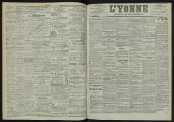 3 vues - L\'Yonne, journal du département, n° 80, samedi 7 avril 1900 (ouvre la visionneuse)