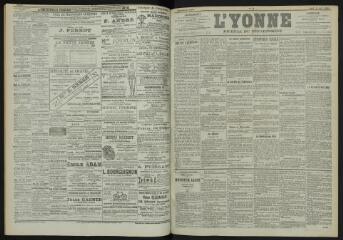 3 vues - L\'Yonne, journal du département, n° 81, lundi 9 avril 1900 (ouvre la visionneuse)