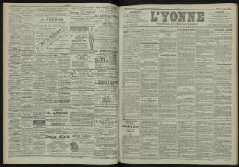 3 vues - L\'Yonne, journal du département, n° 82, mardi 10 avril 1900 (ouvre la visionneuse)