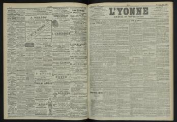 3 vues - L\'Yonne, journal du département, n° 88, mercredi 18 avril 1900 (ouvre la visionneuse)