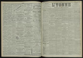 3 vues - L\'Yonne, journal du département, n° 91, samedi 21 avril 1900 (ouvre la visionneuse)