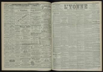 3 vues - L\'Yonne, journal du département, n° 92, lundi 23 avril 1900 (ouvre la visionneuse)