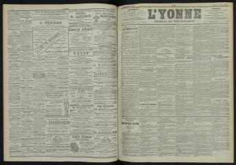 3 vues - L\'Yonne, journal du département, n° 93, mardi 24 avril 1900 (ouvre la visionneuse)