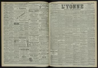 3 vues - L\'Yonne, journal du département, n° 94, mercredi 25 avril 1900 (ouvre la visionneuse)