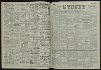 3 vues - L\'Yonne, journal du département, n° 95, jeudi 26 avril 1900 (ouvre la visionneuse)