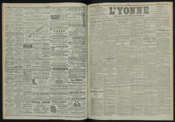 3 vues - L\'Yonne, journal du département, n° 96, vendredi 27 avril 1900 (ouvre la visionneuse)