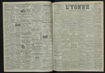 3 vues - L\'Yonne, journal du département, n° 130, vendredi 8 juin 1900 (ouvre la visionneuse)