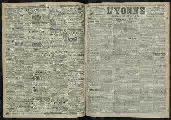 3 vues - L\'Yonne, journal du département, n° 143, samedi 23 juin 1900 (ouvre la visionneuse)