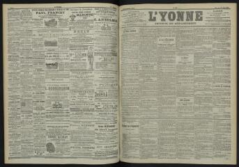 3 vues - L\'Yonne, journal du département, n° 146, mercredi 27 juin 1900 (ouvre la visionneuse)