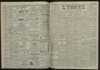 3 vues - L\'Yonne, journal du département, n° 152, mercredi 4 juillet 1900 (ouvre la visionneuse)