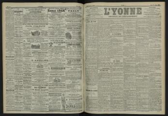 3 vues - L\'Yonne, journal du département, n° 159, jeudi 12 juillet 1900 (ouvre la visionneuse)