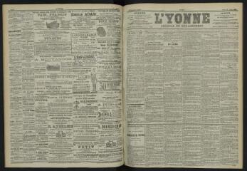 3 vues - L\'Yonne, journal du département, n° 162, mardi 17 juillet 1900 (ouvre la visionneuse)