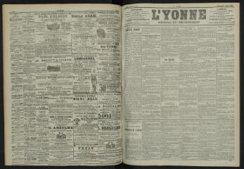 3 vues - L\'Yonne, journal du département, n° 163, mercredi 18 juillet 1900 (ouvre la visionneuse)