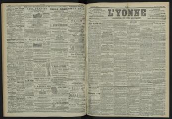 3 vues - L\'Yonne, journal du département, n° 168, mardi 24 juillet 1900 (ouvre la visionneuse)