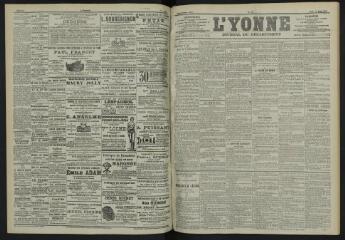 3 vues - L\'Yonne, journal du département, n° 181, jeudi 9 août 1900 (ouvre la visionneuse)