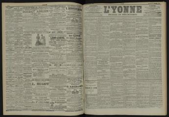 3 vues - L\'Yonne, journal du département, n° 241, vendredi 19 octobre 1900 (ouvre la visionneuse)