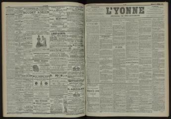 3 vues - L\'Yonne, journal du département, n° 251, mercredi 31 octobre 1900 (ouvre la visionneuse)