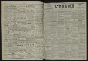 3 vues - L\'Yonne, journal du département, n° 263, jeudi 15 novembre 1900 (ouvre la visionneuse)