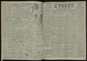 3 vues - L\'Yonne, journal du département, n° 289, samedi 15 décembre 1900 (ouvre la visionneuse)