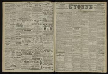 3 vues - L\'Yonne, journal du département, n° 50, vendredi 1 mars 1901 (ouvre la visionneuse)