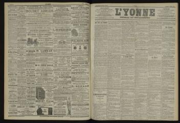 3 vues - L\'Yonne, journal du département, n° 51, samedi 2 mars 1901 (ouvre la visionneuse)