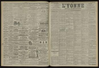 3 vues - L\'Yonne, journal du département, n° 53, mardi 5 mars 1901 (ouvre la visionneuse)