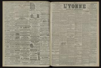 3 vues - L\'Yonne, journal du département, n° 69, samedi 23 mars 1901 (ouvre la visionneuse)