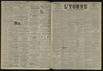 3 vues - L\'Yonne, journal du département, n° 74, vendredi 29 mars 1901 (ouvre la visionneuse)