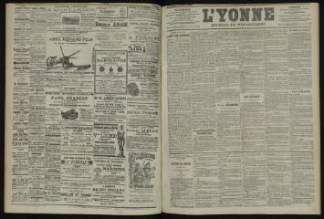 3 vues - L\'Yonne, journal du département, n° 140, mardi 18 juin 1901 (ouvre la visionneuse)