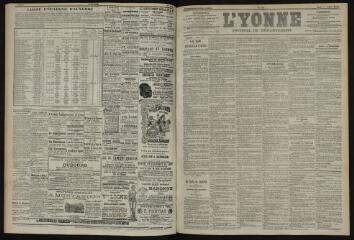 3 vues - L\'Yonne, journal du département, n° 151, lundi 1 juillet 1901 (ouvre la visionneuse)