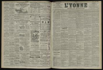 3 vues - L\'Yonne, journal du département, n° 158, mardi 9 juillet 1901 (ouvre la visionneuse)