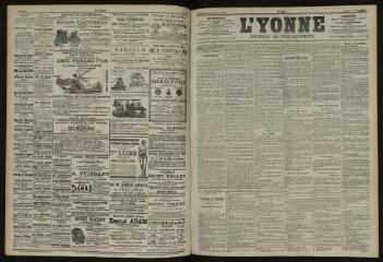 3 vues - L\'Yonne, journal du département, n° 180, samedi 3 août 1901 (ouvre la visionneuse)