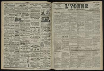 3 vues - L\'Yonne, journal du département, n° 189, vendredi 16 août 1901 (ouvre la visionneuse)