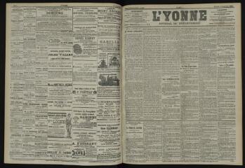 3 vues - L\'Yonne, journal du département, n° 217, mercredi 18 septembre 1901 (ouvre la visionneuse)