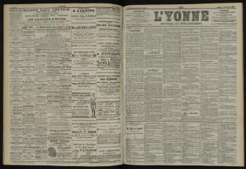 3 vues - L\'Yonne, journal du département, n° 226, samedi 28 septembre 1901 (ouvre la visionneuse)