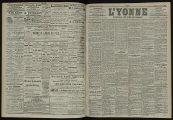3 vues - L\'Yonne, journal du département, n° 231, vendredi 4 octobre 1901 (ouvre la visionneuse)