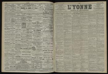 3 vues - L\'Yonne, journal du département, n° 234, mardi 8 octobre 1901 (ouvre la visionneuse)