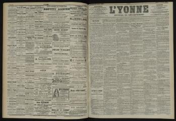 3 vues - L\'Yonne, journal du département, n° 238, samedi 12 octobre 1901 (ouvre la visionneuse)