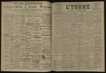 3 vues - L\'Yonne, journal du département, n° 240, mardi 15 octobre 1901 (ouvre la visionneuse)