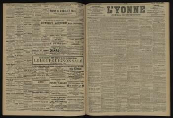 3 vues - L\'Yonne, journal du département, n° 243, vendredi 18 octobre 1901 (ouvre la visionneuse)