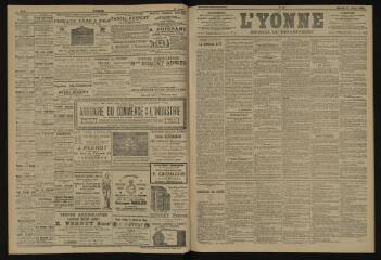 3 vues - L\'Yonne, journal du département, n° 12, mercredi 15 janvier 1902 (ouvre la visionneuse)
