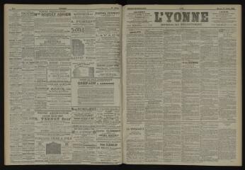 3 vues - L\'Yonne, journal du département, n° 24, mercredi 29 janvier 1902 (ouvre la visionneuse)