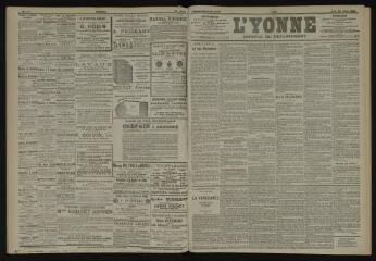 3 vues - L\'Yonne, journal du département, n° 25, jeudi 30 janvier 1902 (ouvre la visionneuse)