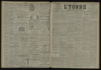 3 vues - L\'Yonne, journal du département, n° 26, vendredi 31 janvier 1902 (ouvre la visionneuse)