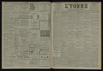 3 vues - L\'Yonne, journal du département, n° 28, lundi 3 février 1902 (ouvre la visionneuse)