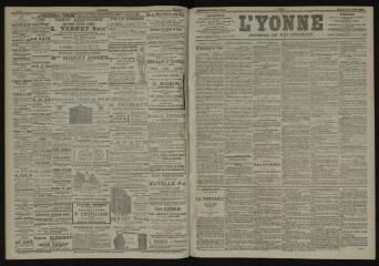 3 vues - L\'Yonne, journal du département, n° 35, mercredi 12 février 1902 (ouvre la visionneuse)