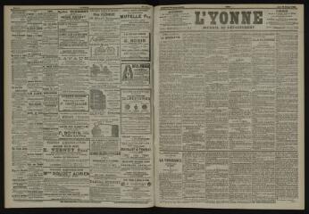 3 vues - L\'Yonne, journal du département, n° 36, jeudi 13 février 1902 (ouvre la visionneuse)
