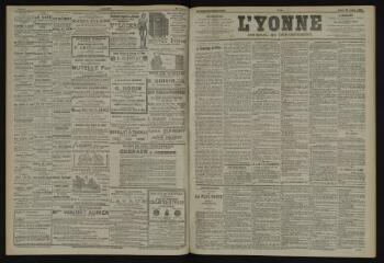 3 vues - L\'Yonne, journal du département, n° 44, samedi 22 février 1902 (ouvre la visionneuse)