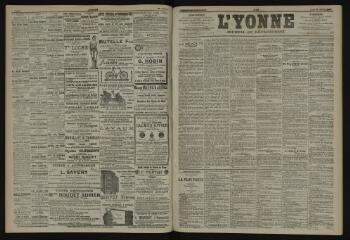 3 vues - L\'Yonne, journal du département, n° 45, lundi 24 février 1902 (ouvre la visionneuse)
